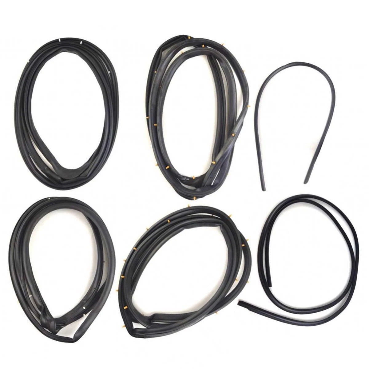 Windshield Rubber Door Rubber Set 6 Fits Nissan Sentra B14 4D Sedan 1994-98 D05