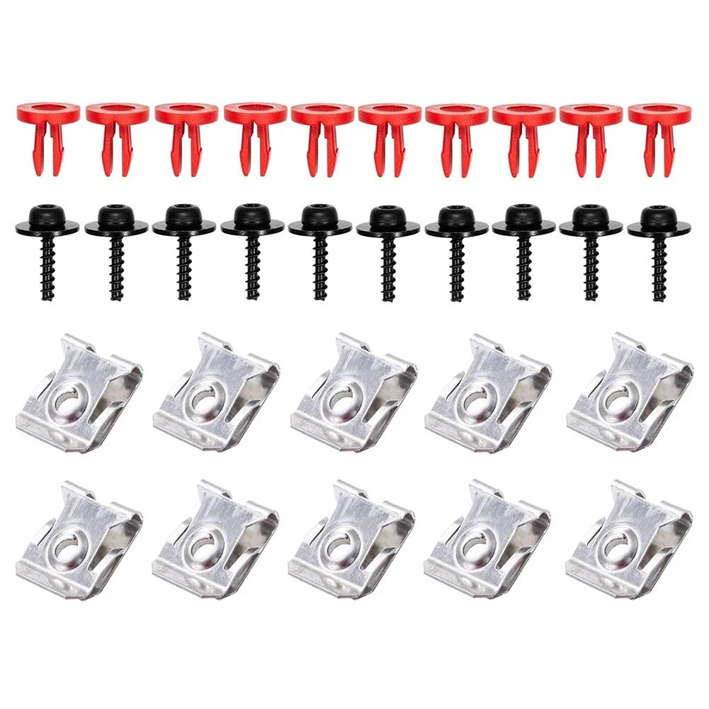 Long Lasting T30 Engine Splash Shield Guard Undertray Cover Screw Set for Ford