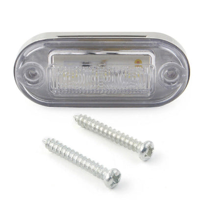 12V 3 SMD LED Signal Light Lamp Blue Indicator for Truck Trailer RV Boat