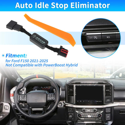 Idle Start Stop Eliminator for Ford F150 2021-2025 Auto Start/Stop Disable