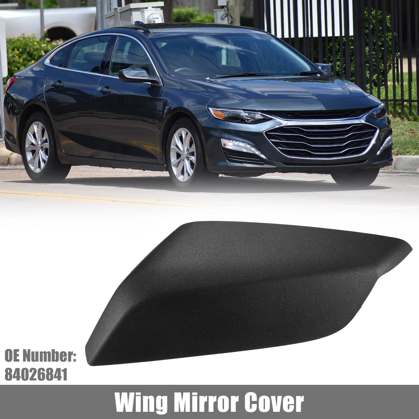 Mirror Cover for Chevy Malibu Left Side Wing Mirror