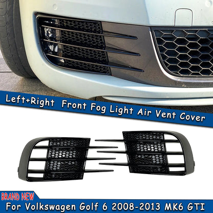 2 x Front Air Vent Covers for VW Golf 6 MK6 GTI GTD (2008-2013)