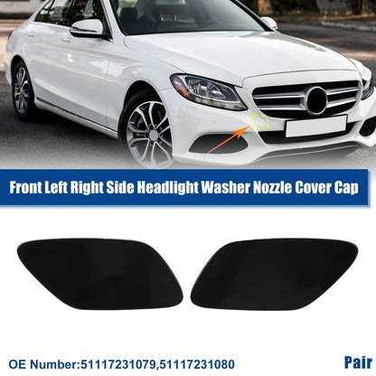 Front Left Right Side Headlight Washer Nozzle Covers for BMW Z4 (2009-2016)