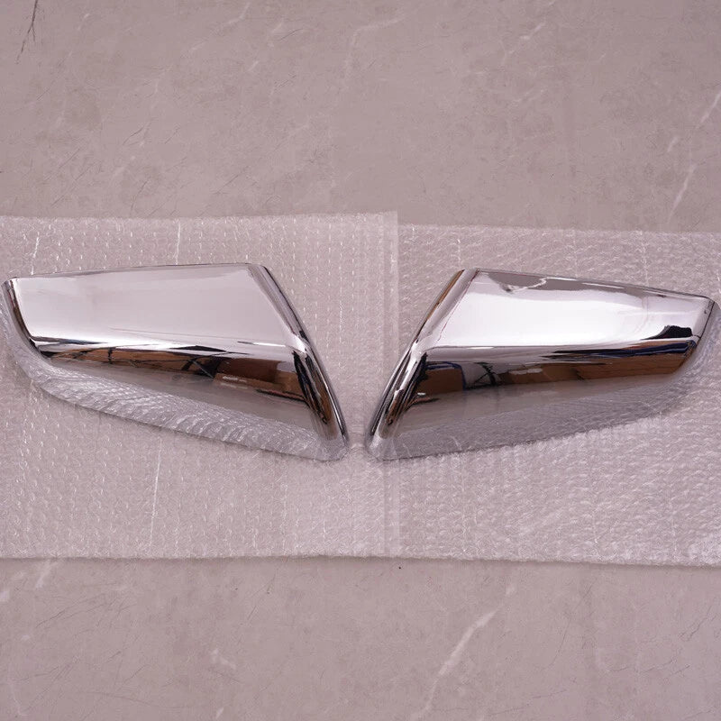 Chrome Left & Right Side Mirror Cover Caps for 2018-2024 Chevy Equinox & GMC Terrain