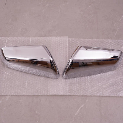 Chrome Left & Right Side Mirror Cover Caps for 2018-2024 Chevy Equinox & GMC Terrain
