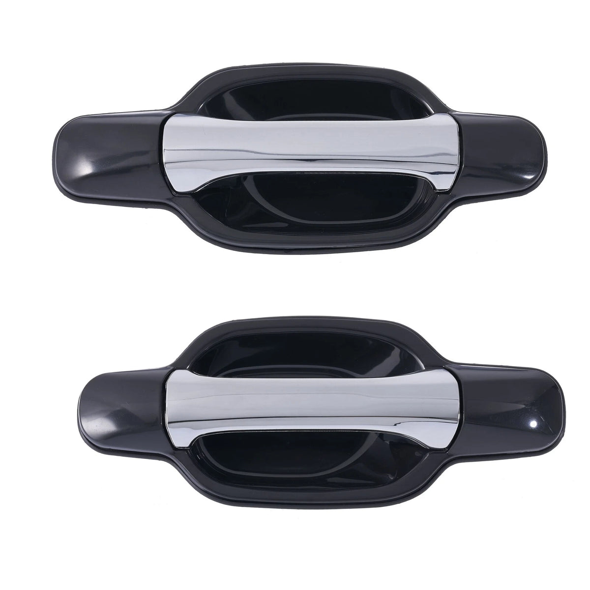 2pcs Rear LH+RH Black Door Handle for Rodeo RA Colorado RC (2000–2004)