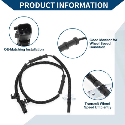 ABS Wheel Speed Sensor for GMC Savana 3500/4500 Rear Left