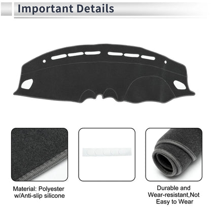 Dash Cover Mat for Suzuki Swift Sport (2017-2023) Sun Protector Gray