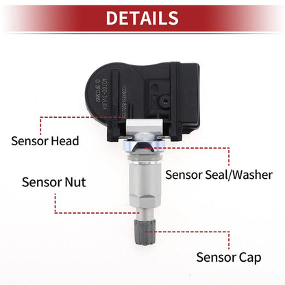 Tire Pressure Sensor 433MHz for Nissan Rogue (2014-2016) 1 x