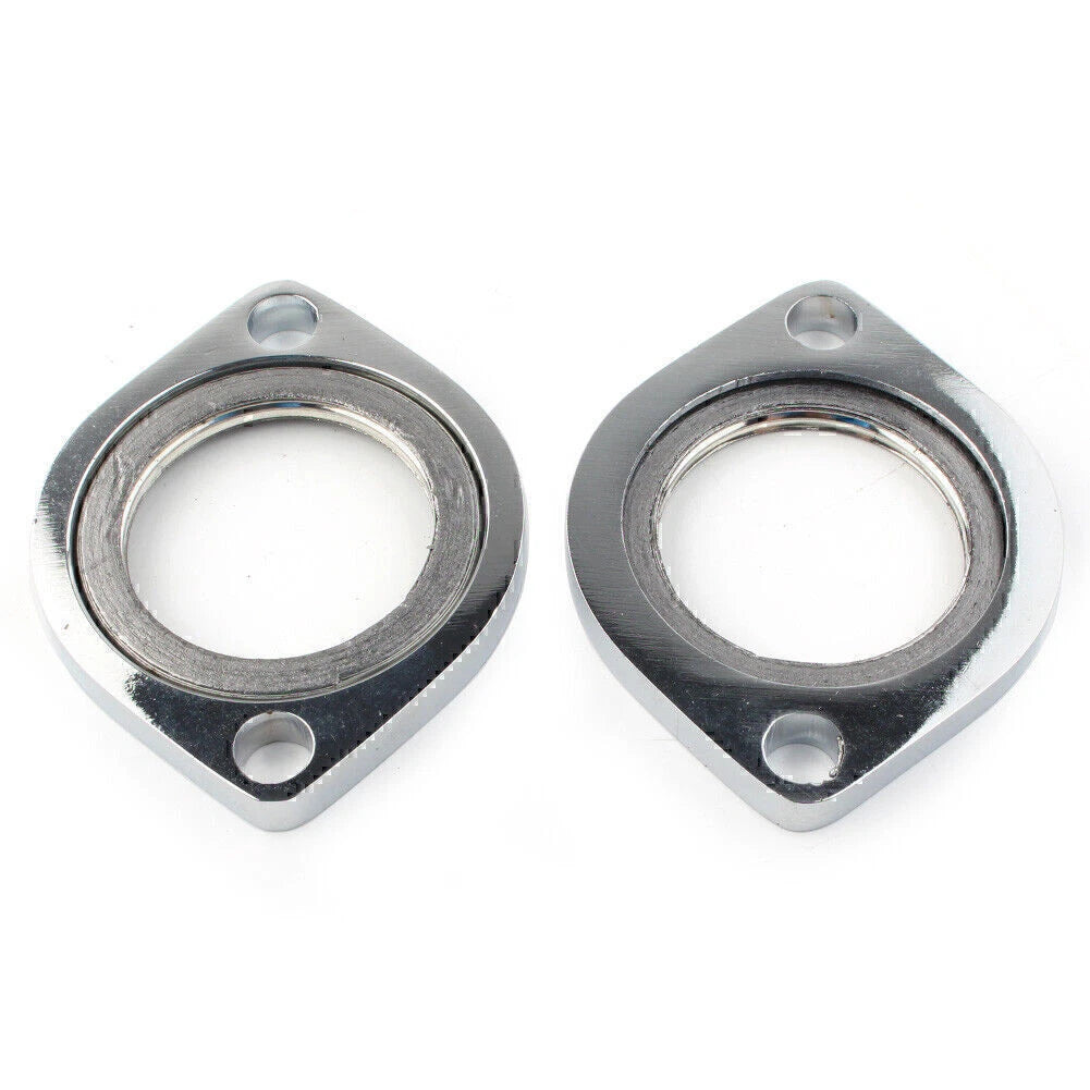 Exhaust Flange Kit with Gasket for Dyna Road Glide Electra Glide