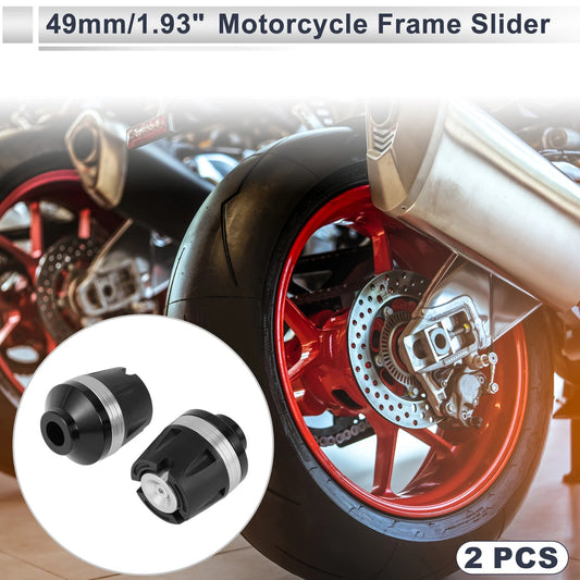 14mm Aluminum Alloy Motorcycle Slider Frame 2 x