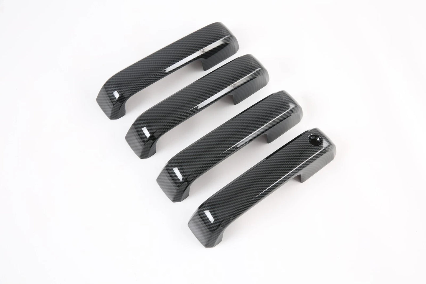 Carbon Fiber Door Handle Lid Cover Trim for Ford F150 2015-2019 (2015-2019)