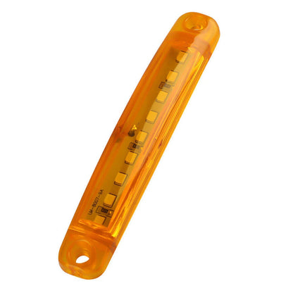 10 x Amber 9 LED Sealed Side Marker Clearance Lights for Car Truck Trailer