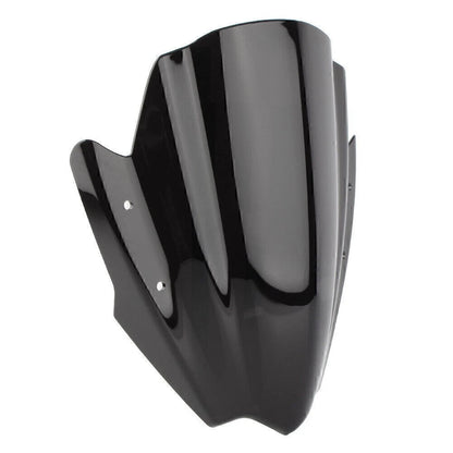 Black ABS Handlebars Clamp Mount Windshield Protector for Universal Motorcycles
