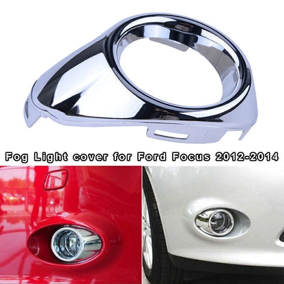 Front Bumper Fog Light Cover Bezels for Ford Focus 2012-2014 (Left)