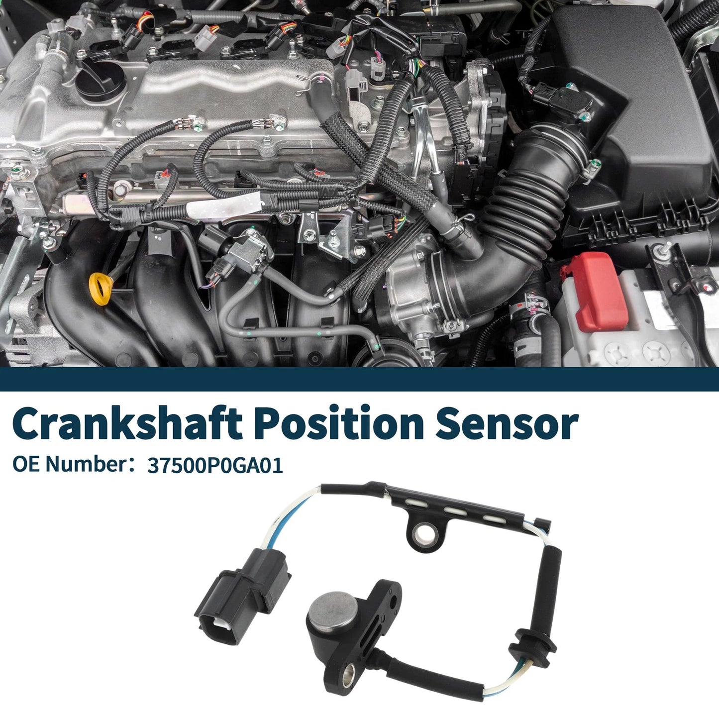 Crankshaft Position Sensor for Honda Accord 2.7 (1995-1997) 1 x Sensor