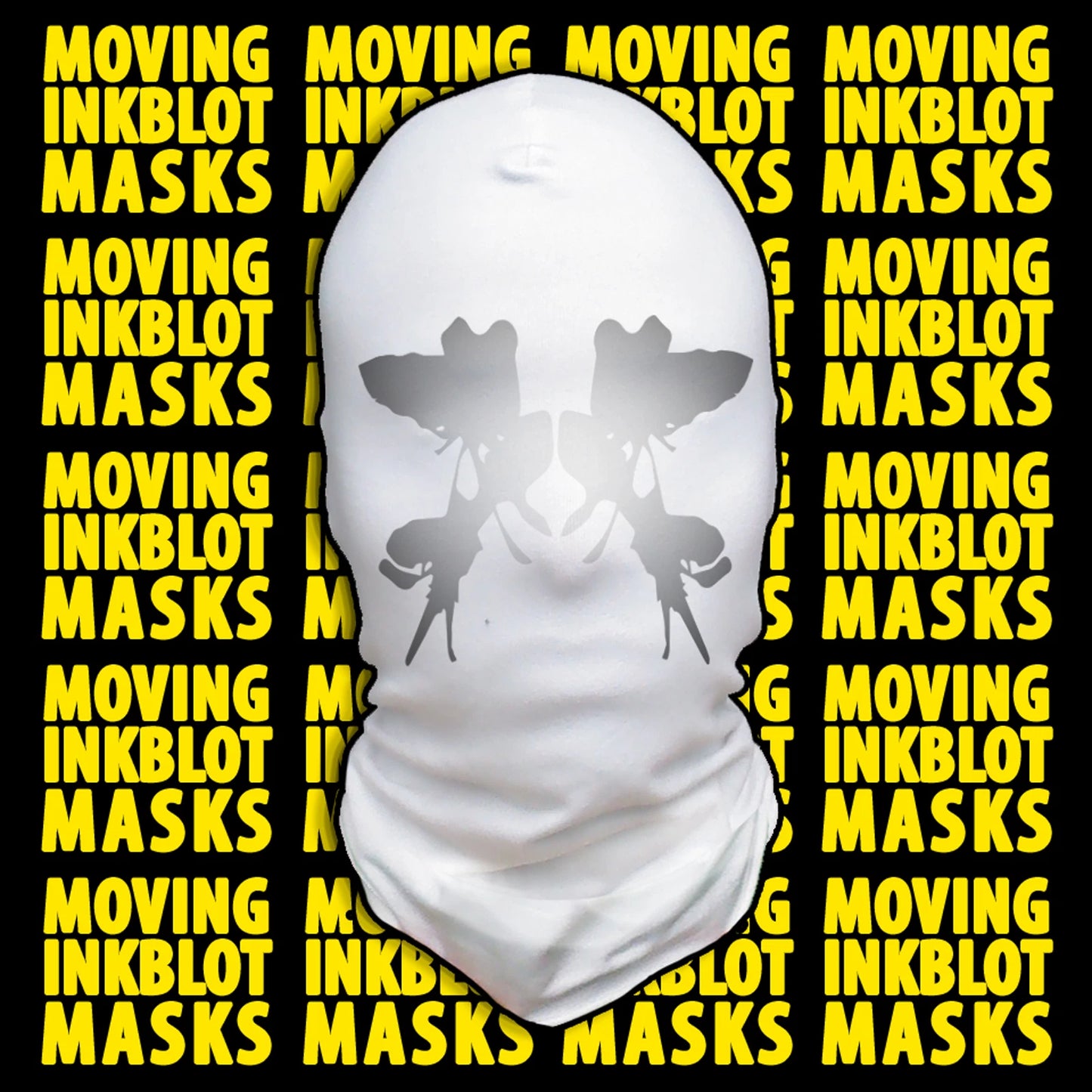 Rorschach Moving Inkblot Mask for Halloween Costume