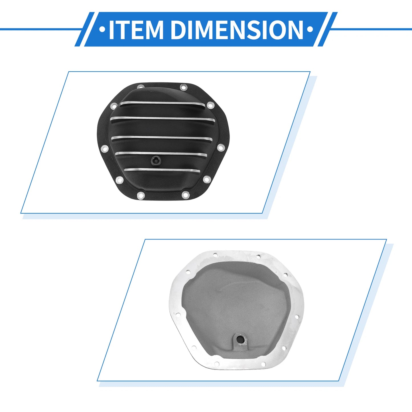 Differential Cover with Gasket Bolts for Chevy GM Ford Dana 44 (1941-2003)