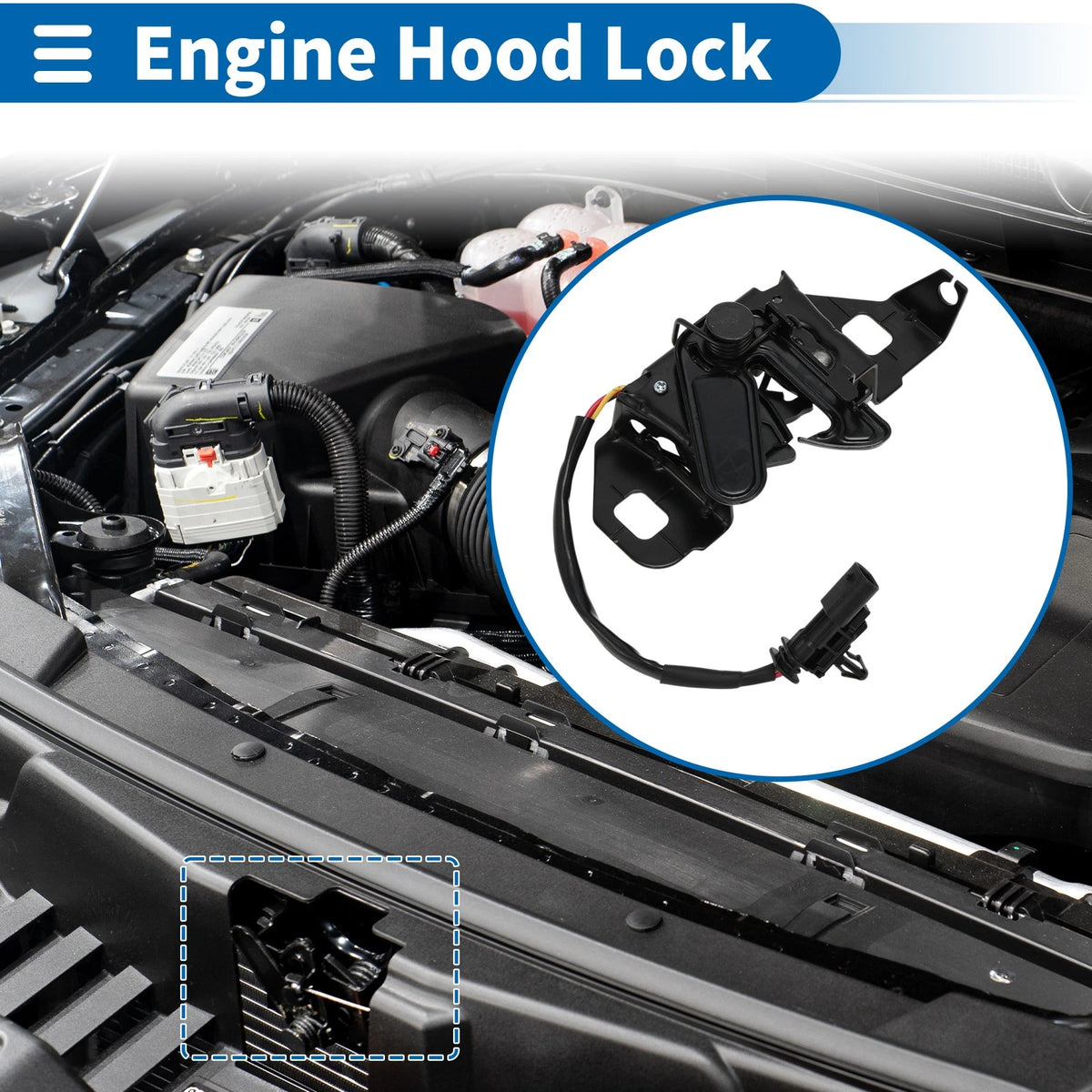 Hood Latch Assembly for Chevrolet Malibu (2019 - 2024)