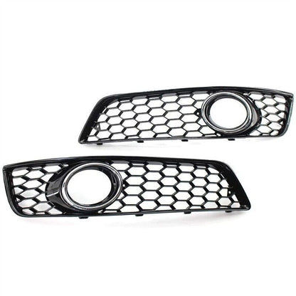 Chrome Ring Front Fog Light Grill Trim for Audi A3 8P S-Line (2009-2013)