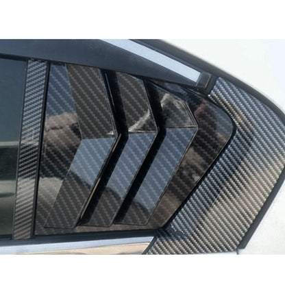 Carbon Fiber Rear Side Window Louvers for Honda Civic (2012-2015)