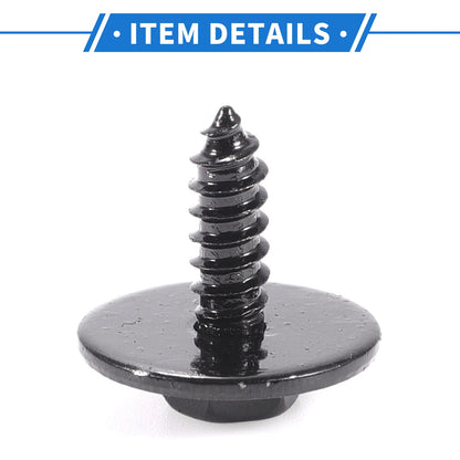 30 x Car Fender Liner Splash Shield Bumper Cover Screws for BMW 1 Series (2011)