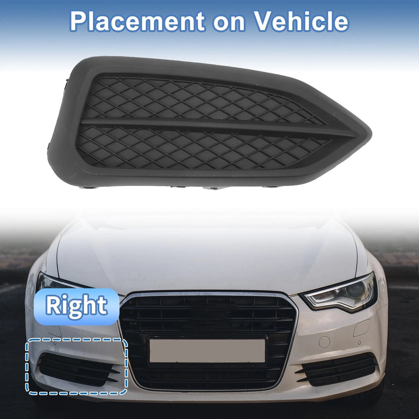 Front Right Fog Light Grill for Honda Civic (2014-2015)