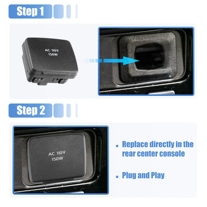 Power Outlet Plug 110V 150W for Ford (2015-2023)