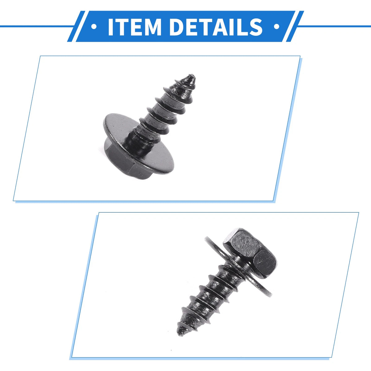 50 Pcs Fender Liner Splash Shield Bumper Cover Screws for Scion XD (2008-2014)