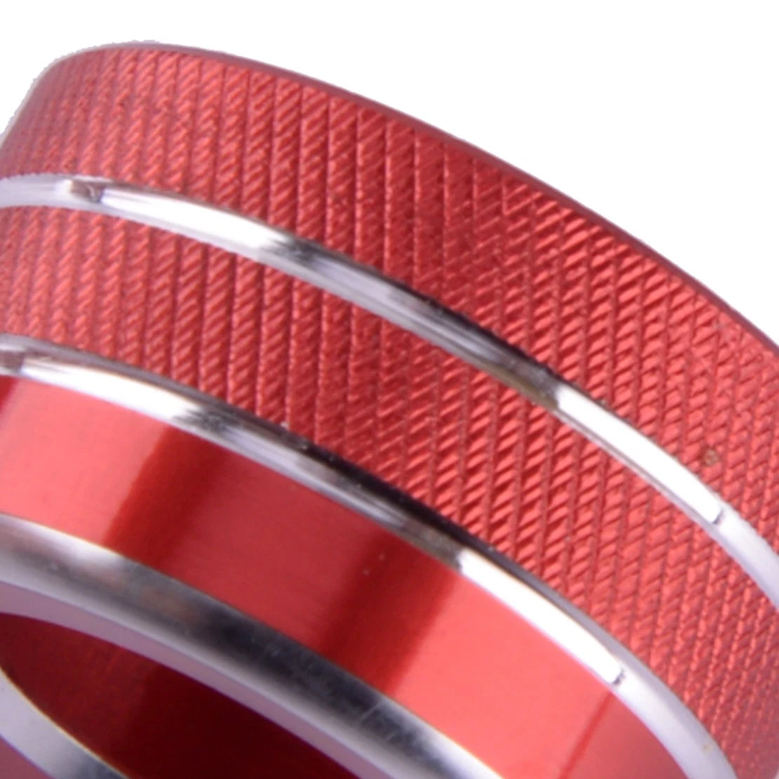 Red Rearview Mirror Adjust Knobs Ring Cover for Toyota Camry (2018-2023)