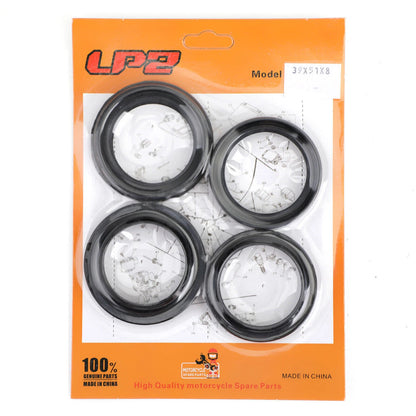 Fork Seal Set with Dust Caps for Honda VT600C Shadow VLX CB700SC (84-07)