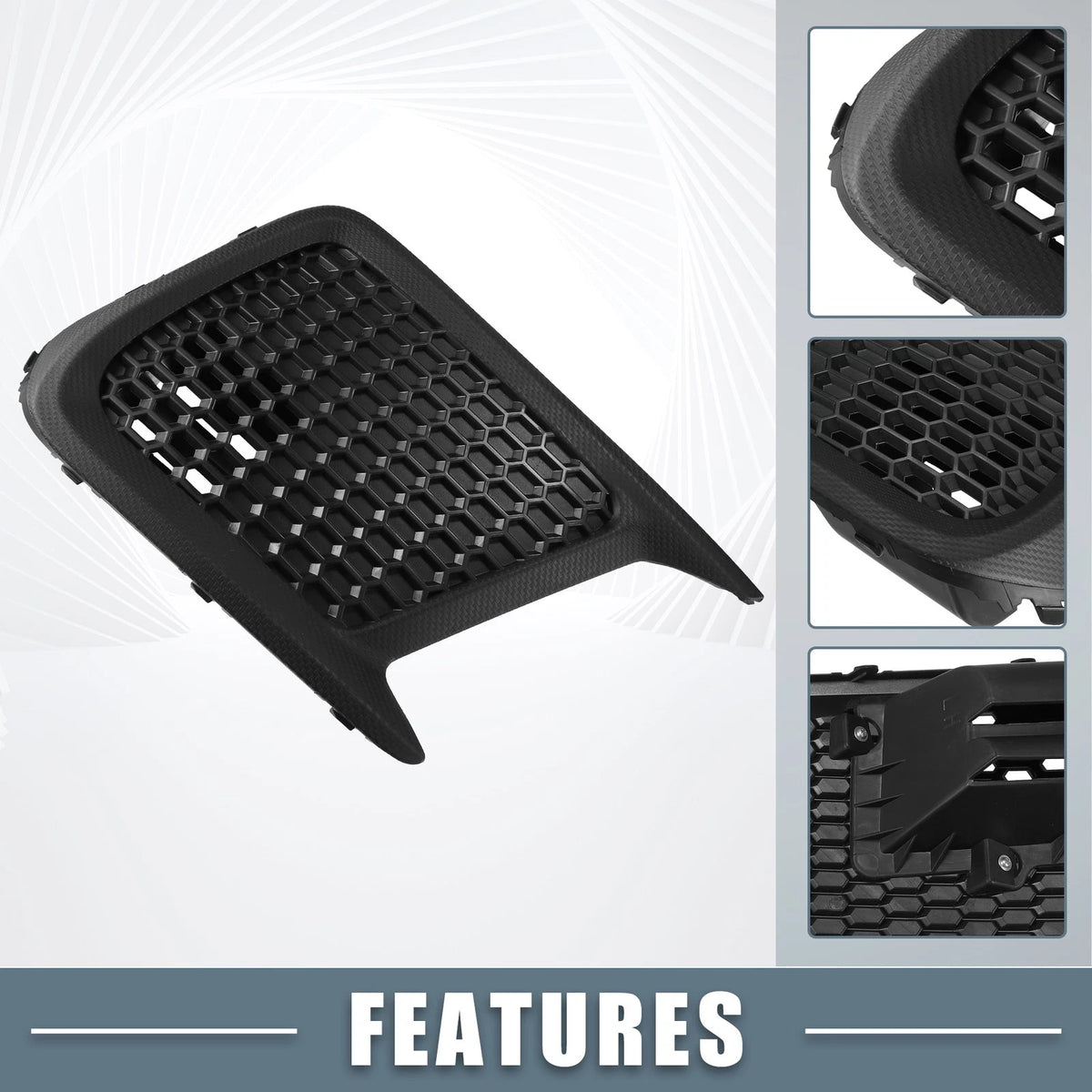 Front Left Fog Light Grille Cover Trim for Subaru WRX (2015-2021)
