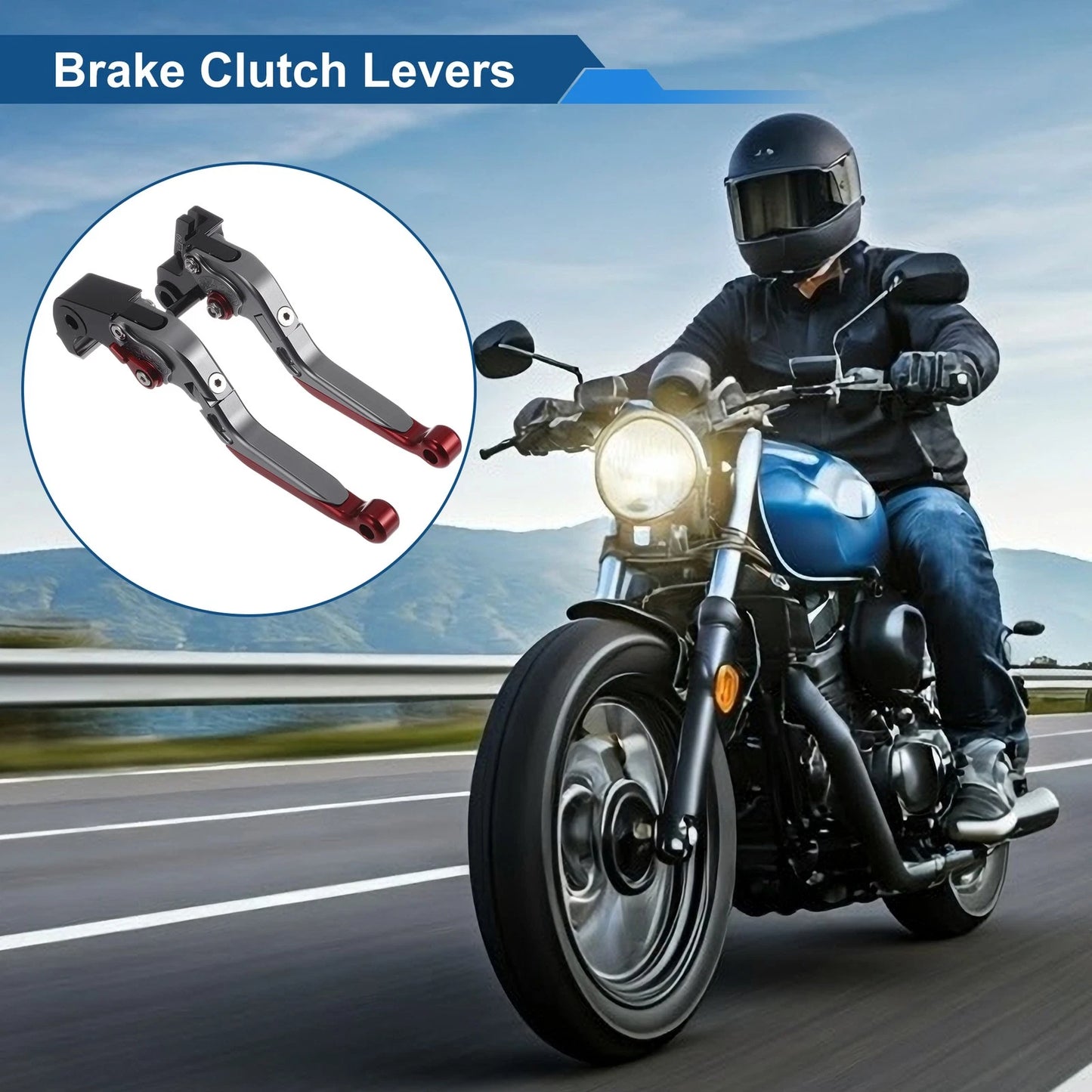 Adjustable Short Long Brake Clutch Lever for Kawasaki Z1000SX (2017–2020)