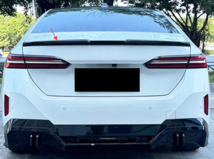 Glossy Black Rear Boot Spoiler Wing MP for BMW 5 Series G60 i5 Sedan (2024-2025)