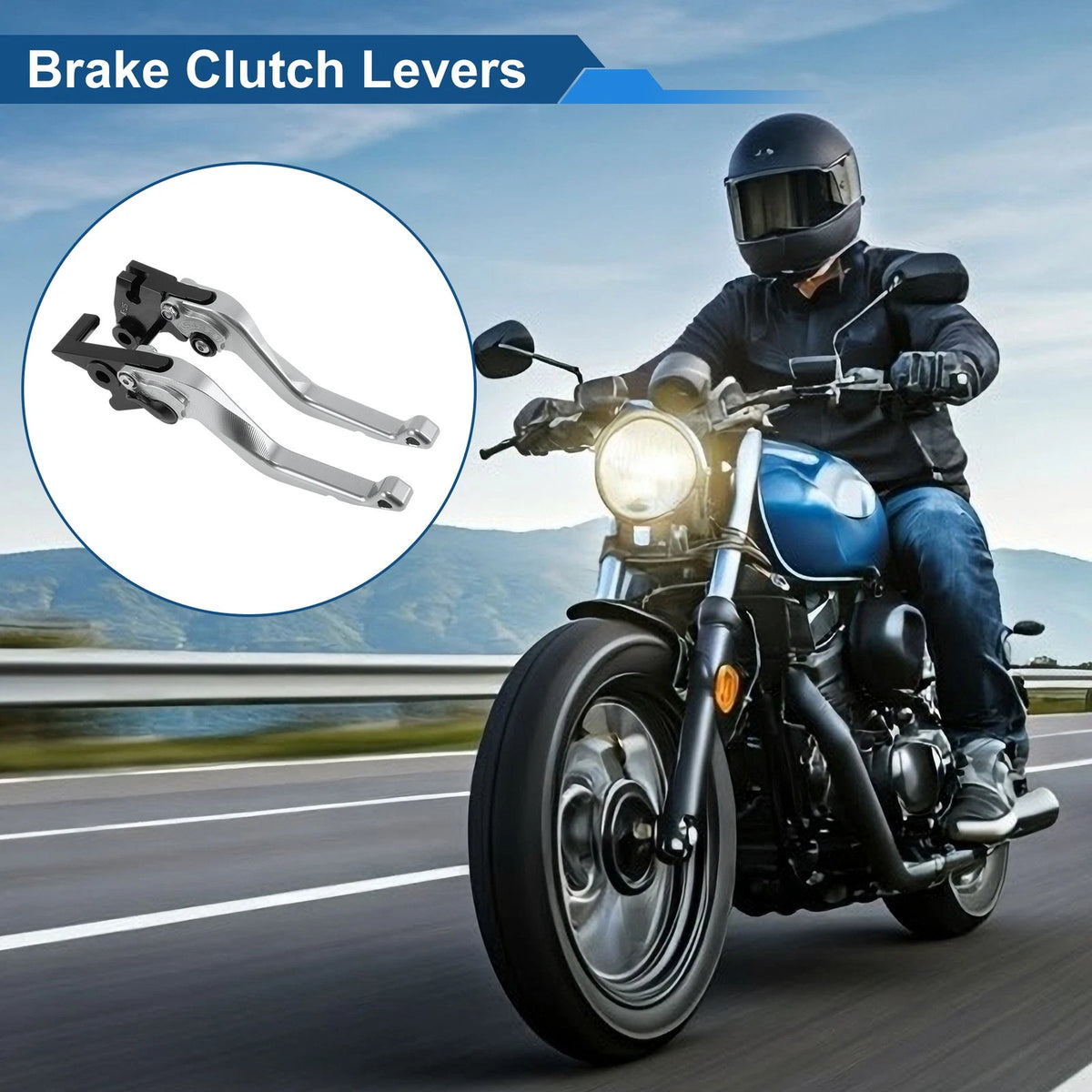 Brake Clutch Levers 1 Pair for Kawasaki KLX 300 (2021–2025)