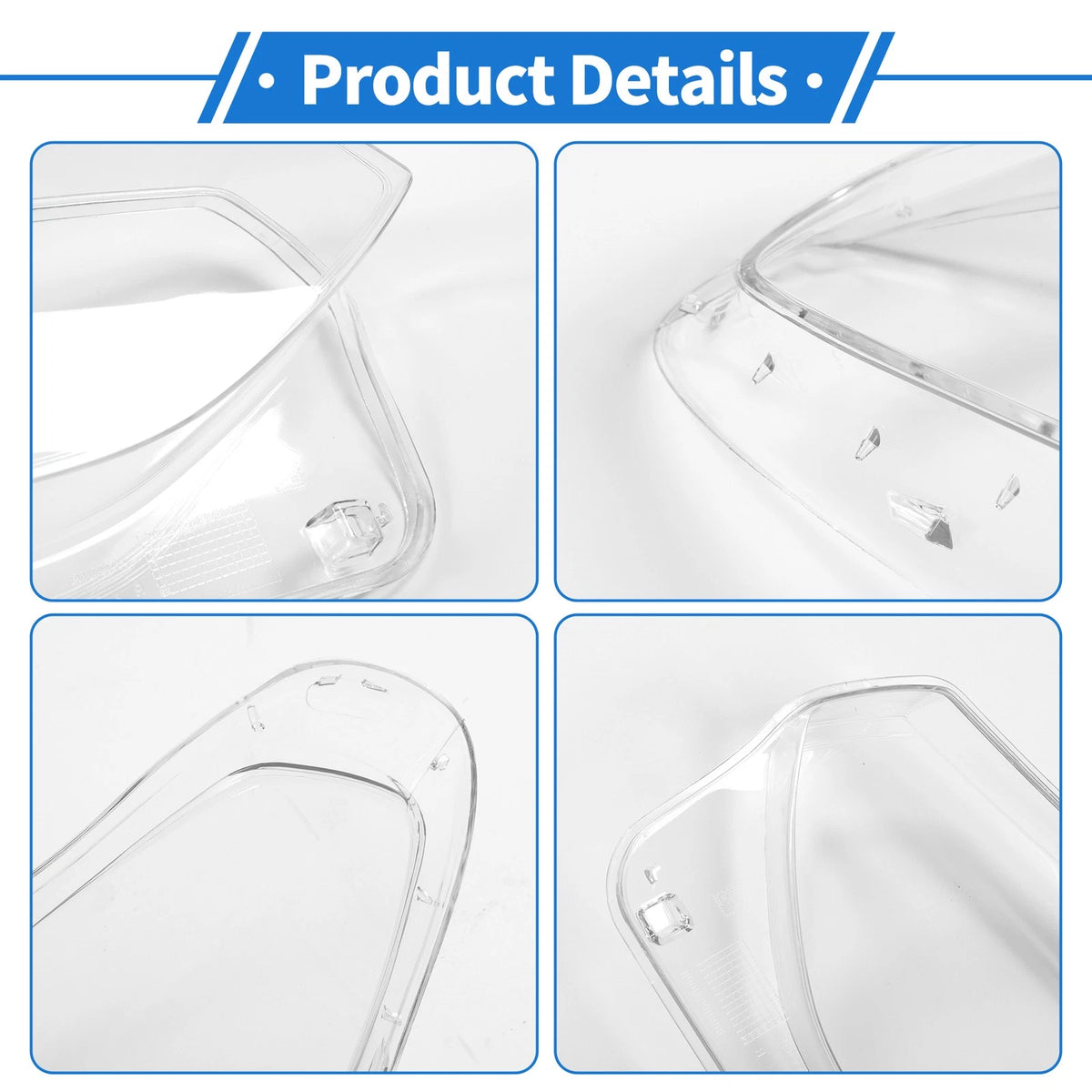 1 x Car Front Right Headlight Lens Cover for BMW X3 X4 (2018-2021)