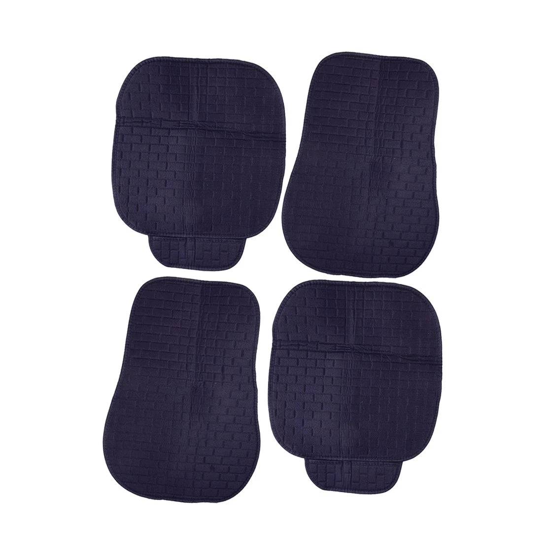 Black Car Front Seat Cushion Covers 2 x Seat Mats