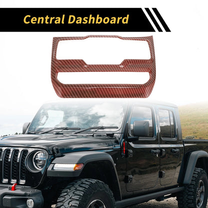 Dashboard Center Console Window Control Panel Cover for Jeep (2020-2023)