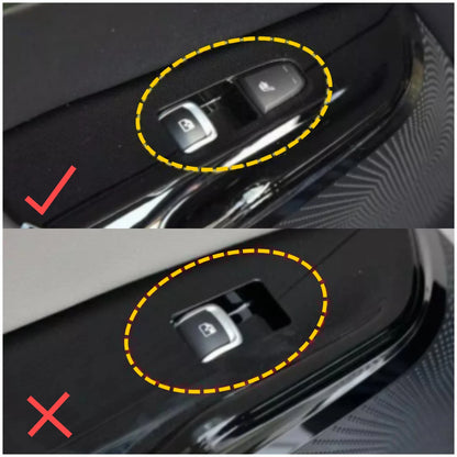 Carbon Fiber Window Lift Panel Switch Lid Cover for 2021-2024 Kia K5 Optima
