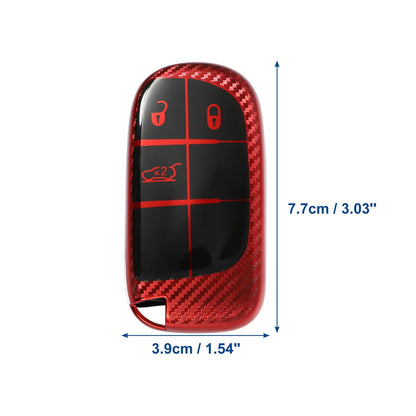 TPU 3 Button Keyless Entry Remote Cover for Dodge Charger Hellcat