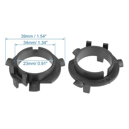4 x H7 LED Headlight Bulb Adapter Socket for Kia Cadenza (2014)