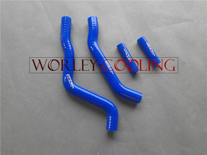 Silicone Radiator Hose for KAWASAKI KX125 (2003-2007) - Blue 2 x Pieces