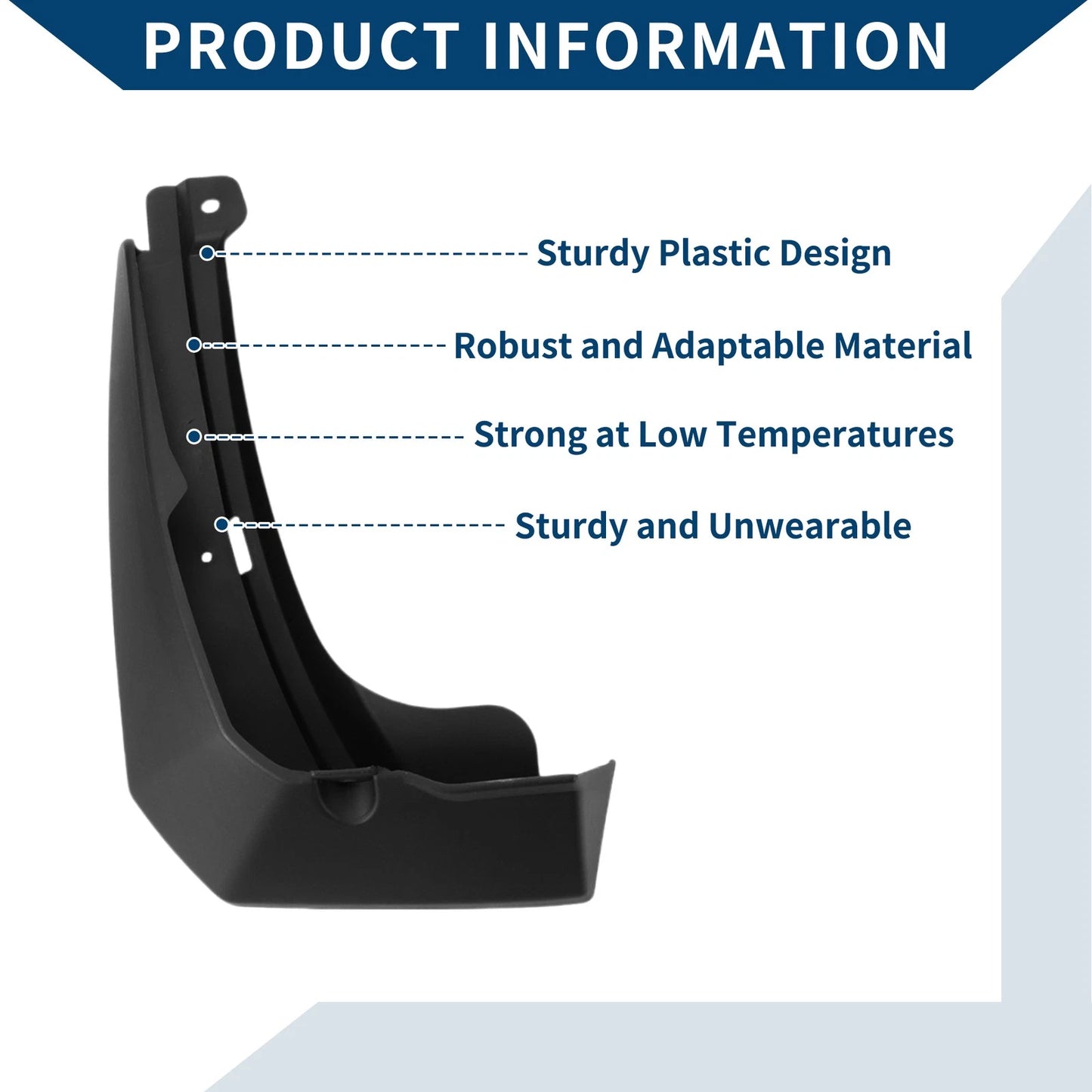 Mud Flaps Splash Guards 1 Set for Honda ZRV (2022-2024)