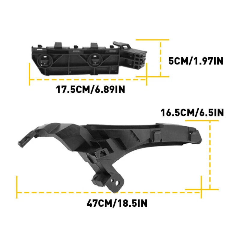 Front Bumper Brackets Set for 2007-2011 Honda CR-V (2 x Left & Right)