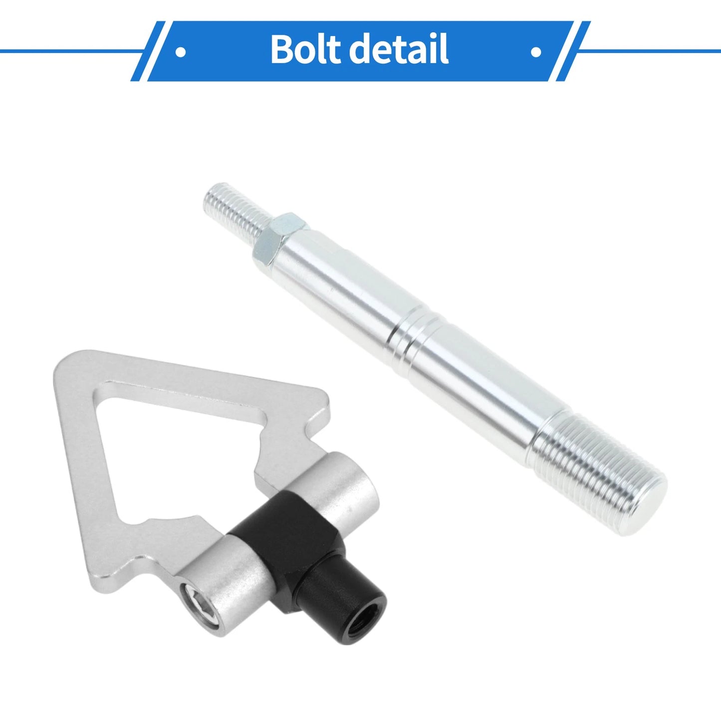 Tow Hook for Toyota Avanza Silver Tone (2012-2023)