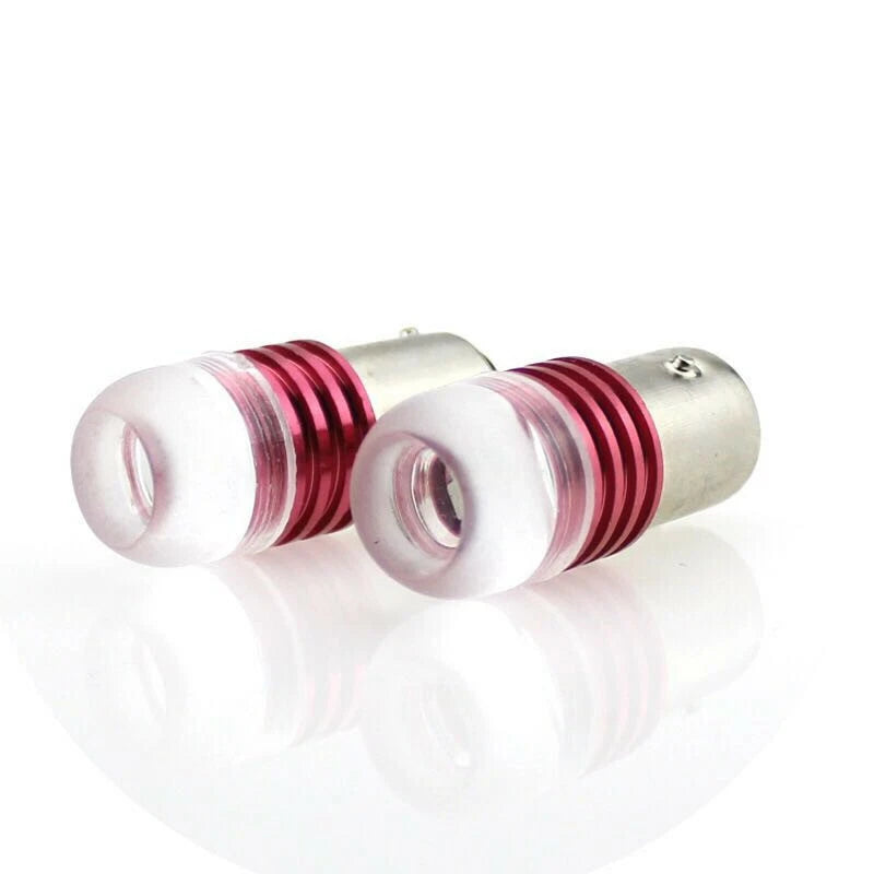 2x Strobe Flashing Red 1157 2357 LED Car Motorcycle Tail Brake Light Lamp Bulb