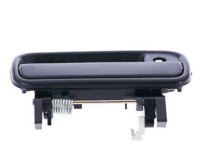 2 x Front Door Handle Outer Textured Black for Toyota Hilux (1988-1997)