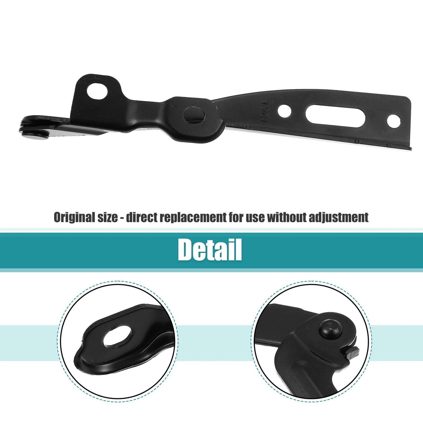 Hood Hinge 2 x Right & Left for Honda (60170T2FA00ZZ) Black (2016-2023)