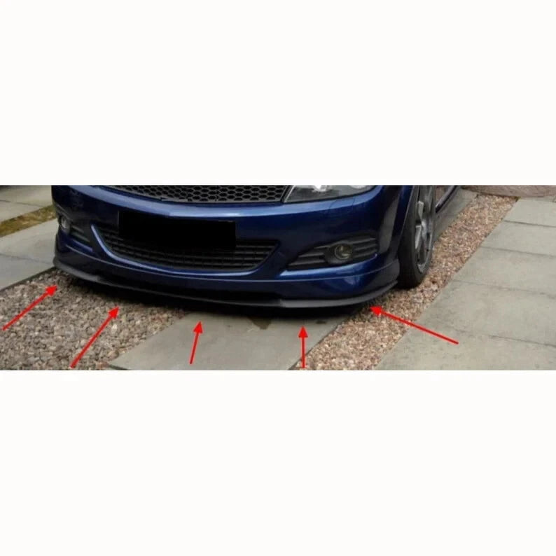 Front Bumper Lip 3 Pcs for Opel Astra H (2004-2010)