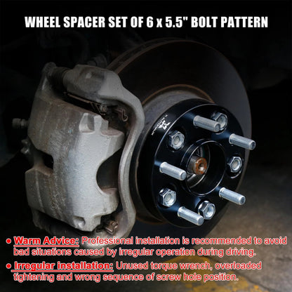 4 x 6x5.5" 1.5" Thickness Wheel Spacer Adapters for Toyota Lexus (2000-2023)